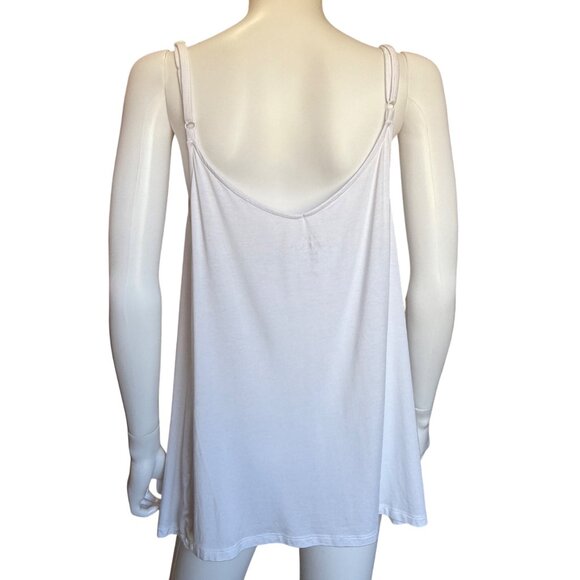 Torrid Super Soft White Knit Tank Top Adjustable Straps Womens Plus Size 0/L - Picture 2 of 3
